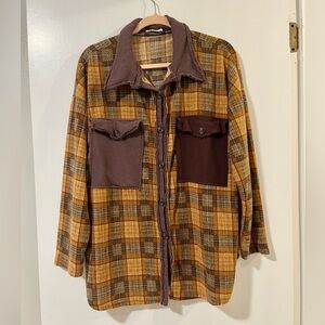 Bucket List Soft Flannel Top